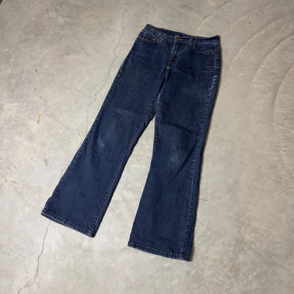 Levi's Bootcut Jeans Womens 10 Dark Wash Stretch‎ Denim Casual Classic Indigo